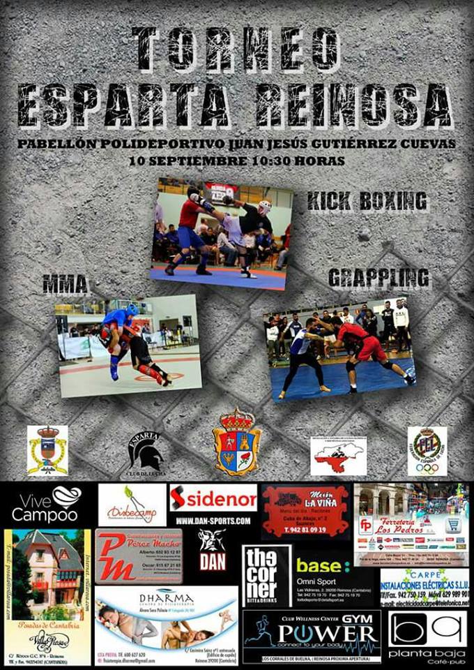 Torneo de Grappling Kick Boxing y MMA Reinosa 2016